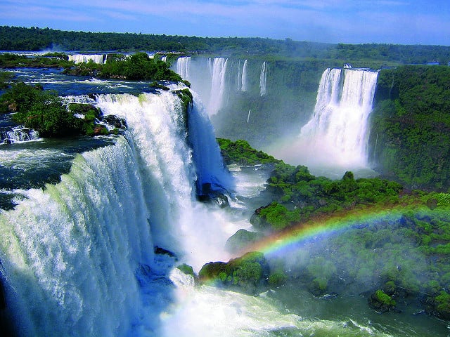 Iguazu Wasserfalle Argentinien Oder Brasilien
